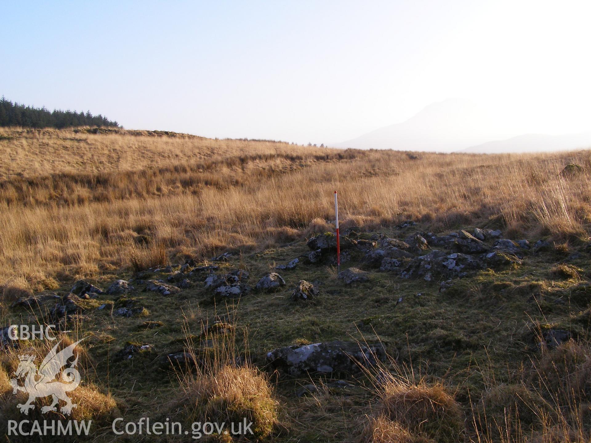 Photograph of Y Gader Enclosure I taken on 31/01/2006 by P.J. Schofield during an Upland Survey undertaken by Oxford Archaeology North.