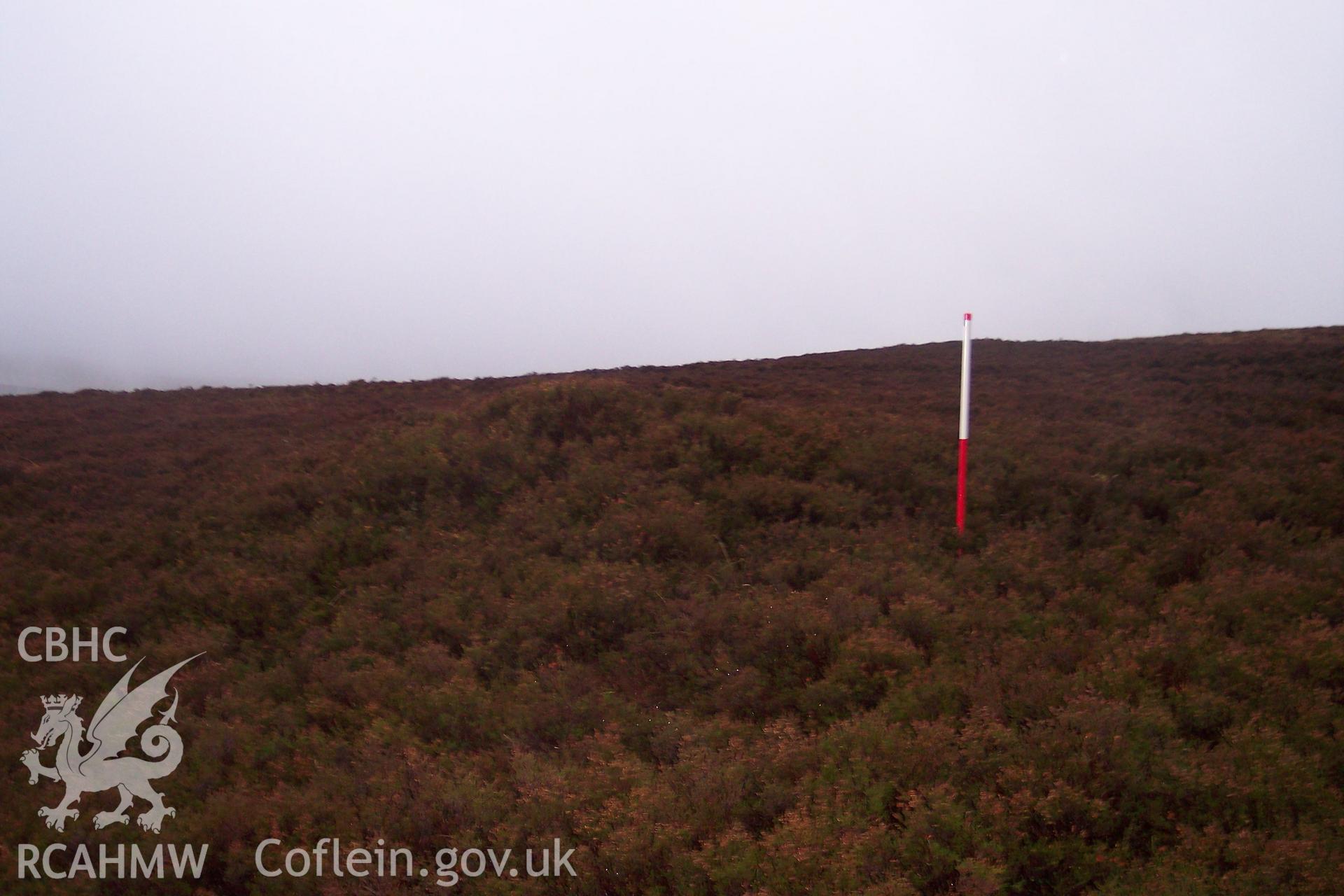 Photograph of Mound north east of Penrhyn taken on 21/12/2005 by P.J. Schofield during an Upland Survey undertaken by Oxford Archaeology North.