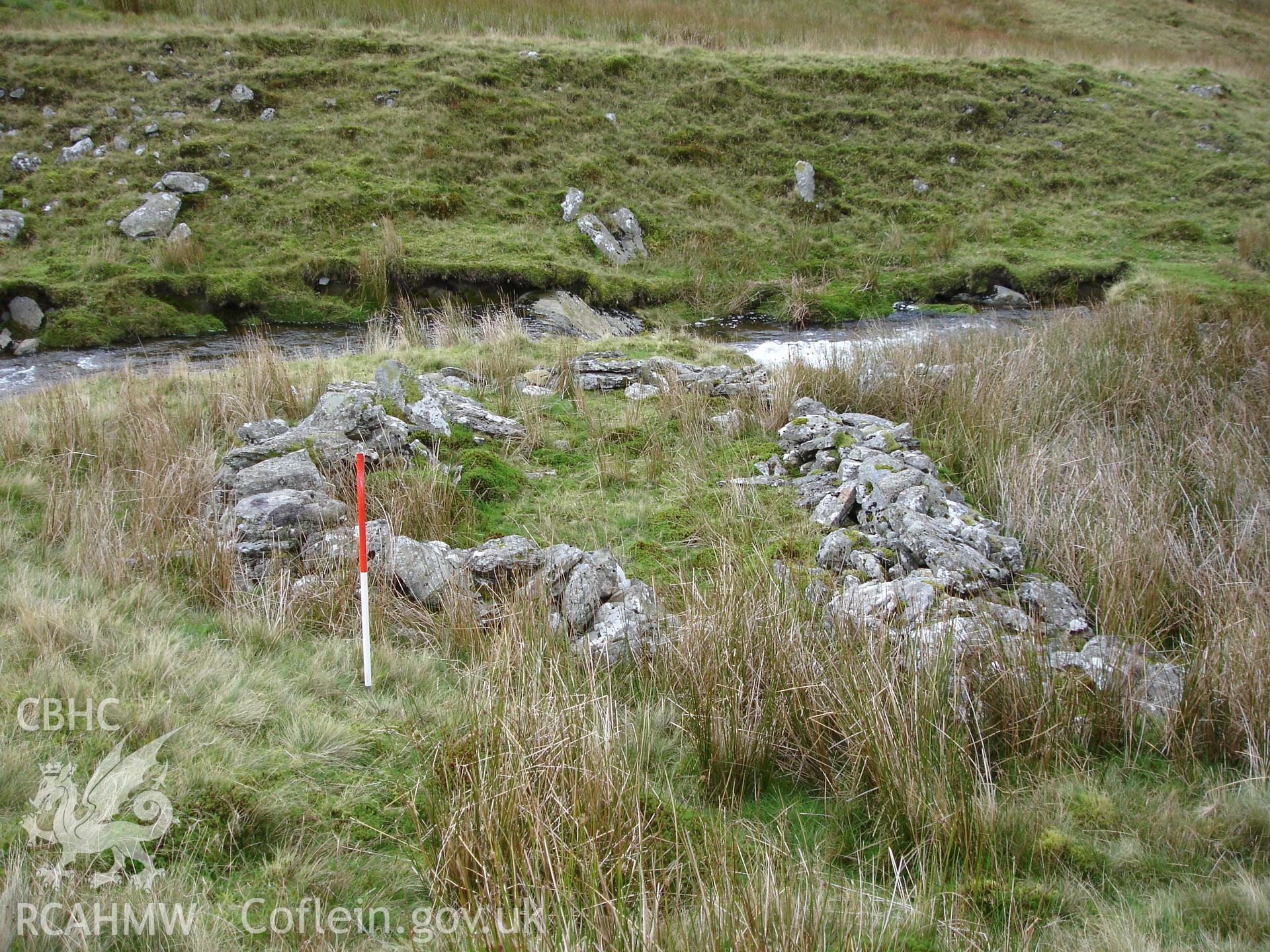 Digital colour photograph of Cwm Gwerin Sheep Fold taken on 07/10/2006 by R.P. Sambrook during the Plynlimon Glaslyn South Upland survey undertaken by Trysor.