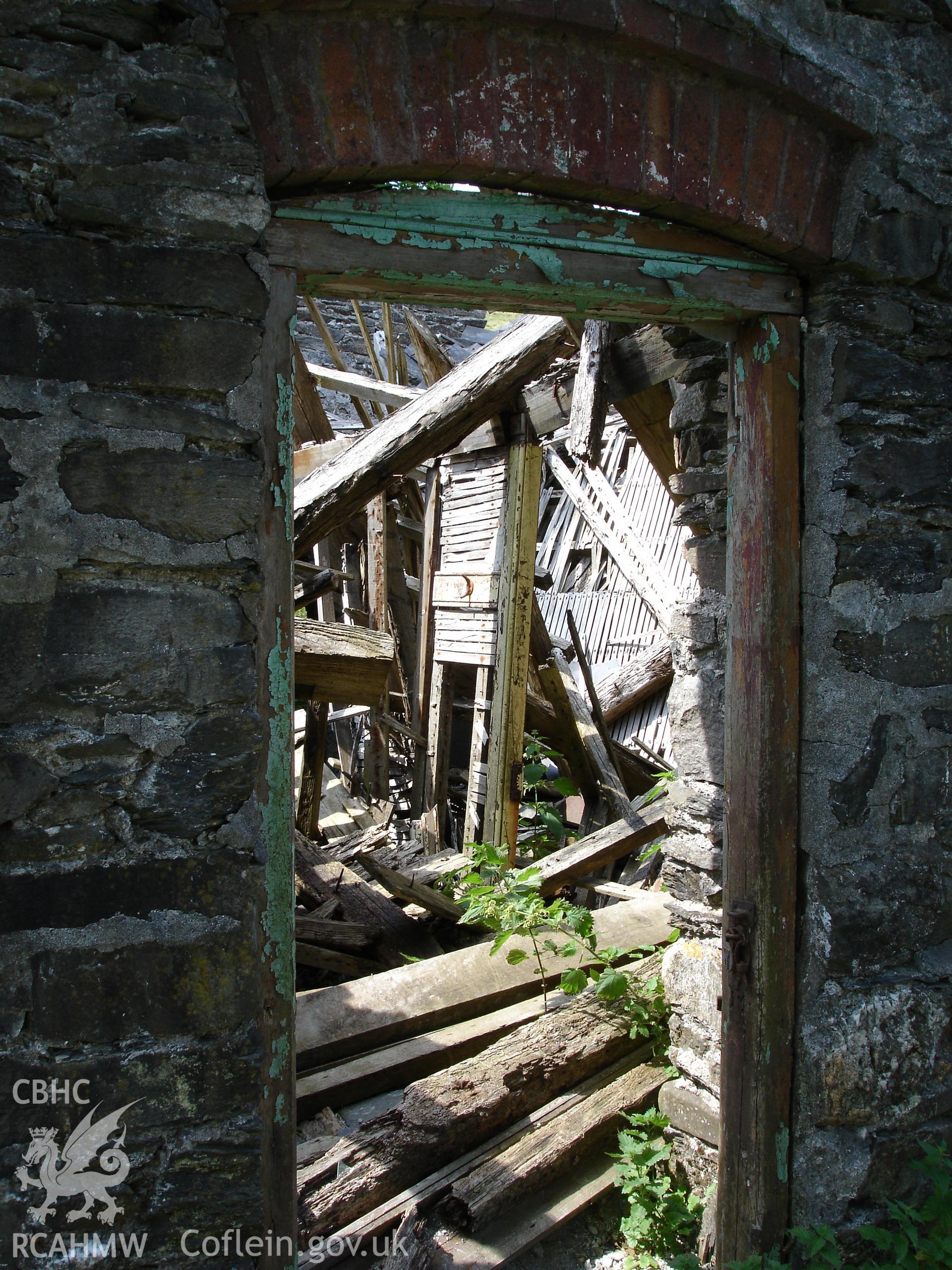 Digital colour photograph of Bugeilyn Farmhouse taken on 19/07/2006 by R.P. Sambrook during the Plynlimon Glaslyn South Upland survey undertaken by Trysor.