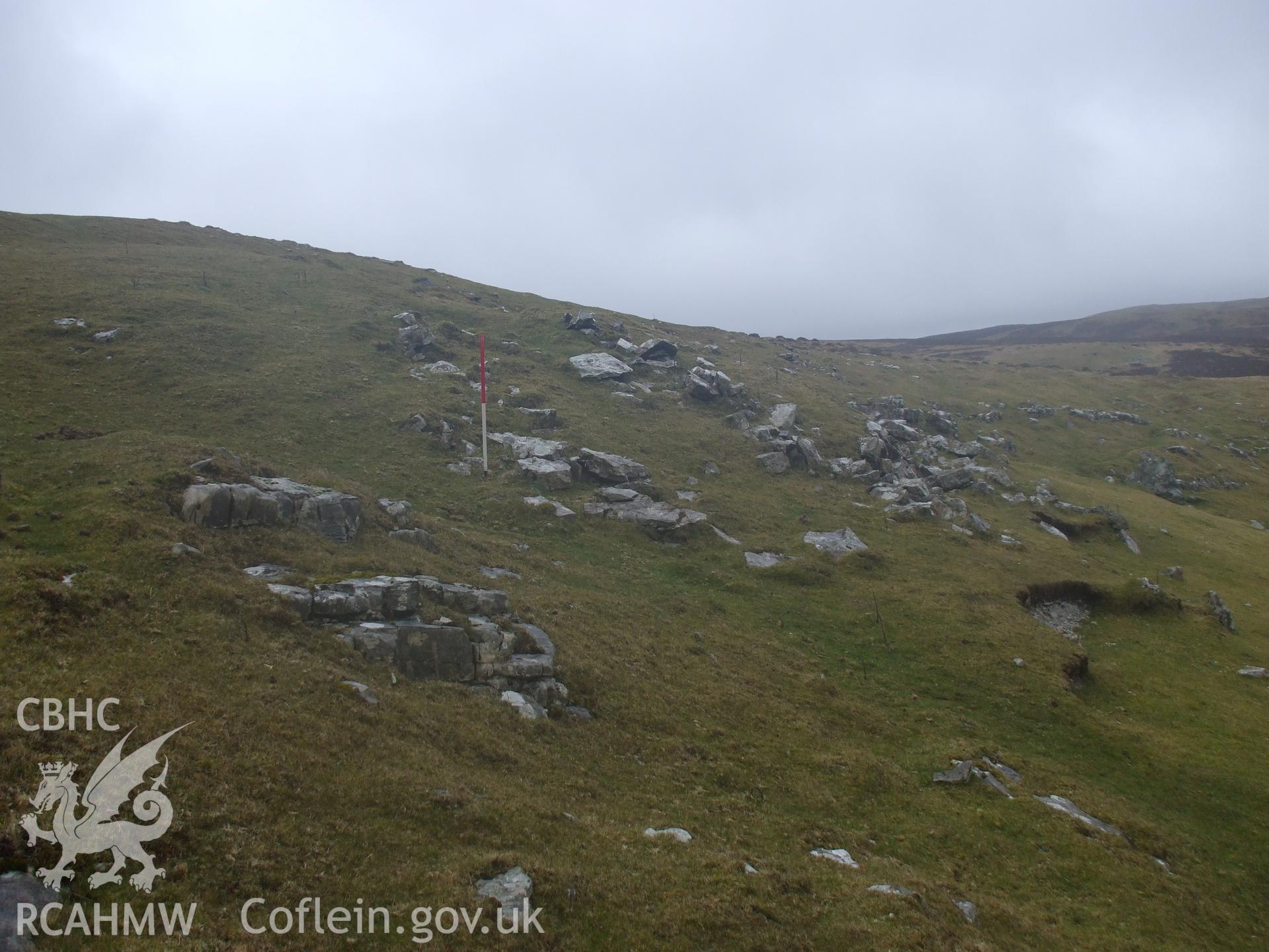 Digital colour photograph of Clo Cadno Limekiln III taken on 29/02/2008 by A.C.K. Roseveare during the Mynydd Llangynidr Upland Survey undertaken by ArchaeoPhysica.