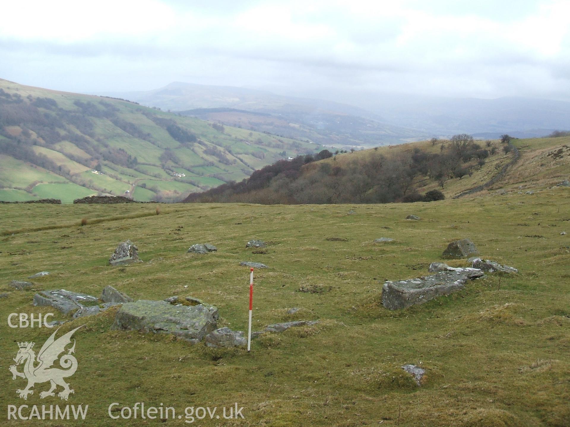 Digital colour photograph of a shepherds hut at NANT WERN II taken on 06/03/2009 by B. Britton during the Mynydd Llangynidr Upland Survey undertaken by ArchaeoPhysica.