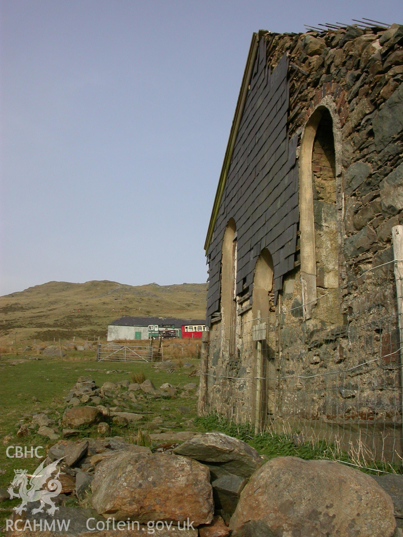 Exterior, Chapel front & mountain railway