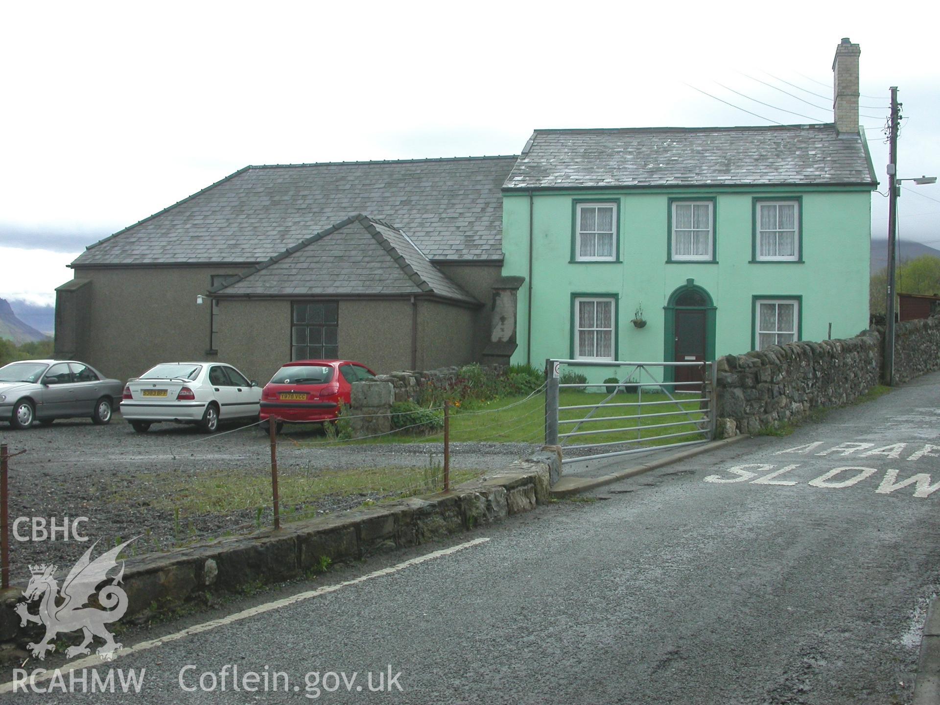 Exterior, Sunday school & house