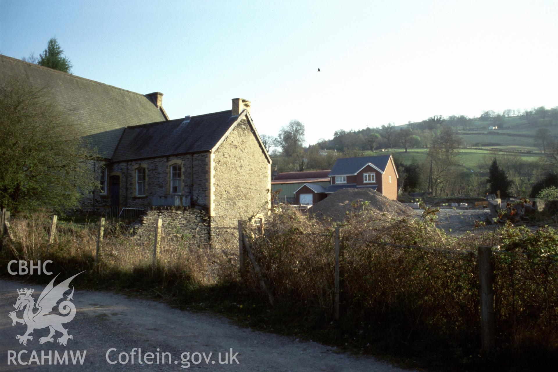 Exterior, r.h. side (part) & vestry