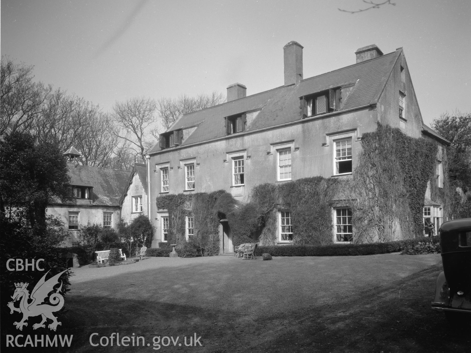 View of exterior from S