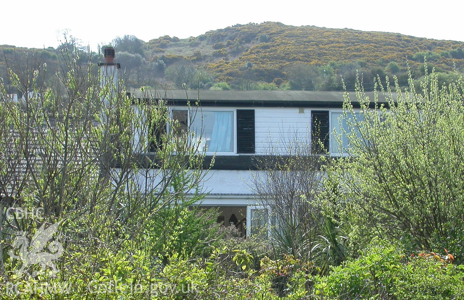 Exterior, front towards sea
