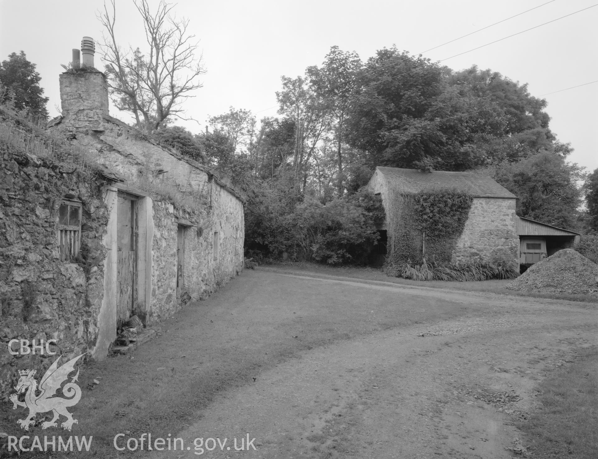 Exterior, north elevation and granary.