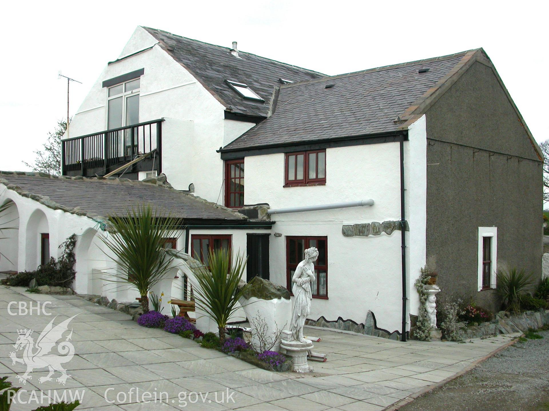 Chapel rear & left-hand facades and Chapel House