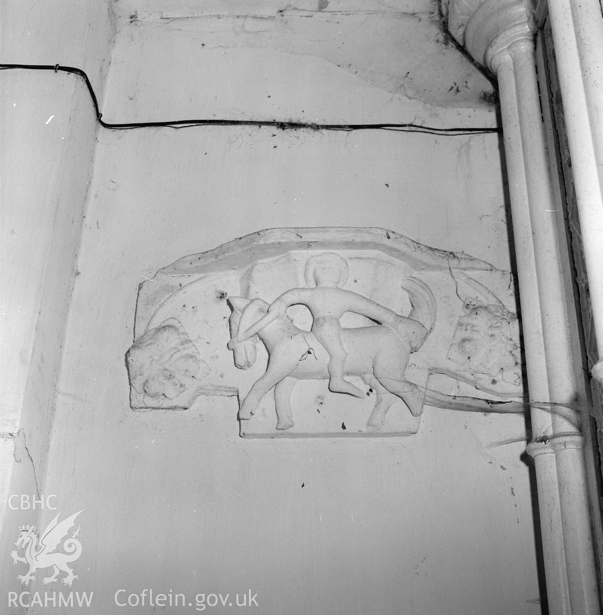 View of misericord