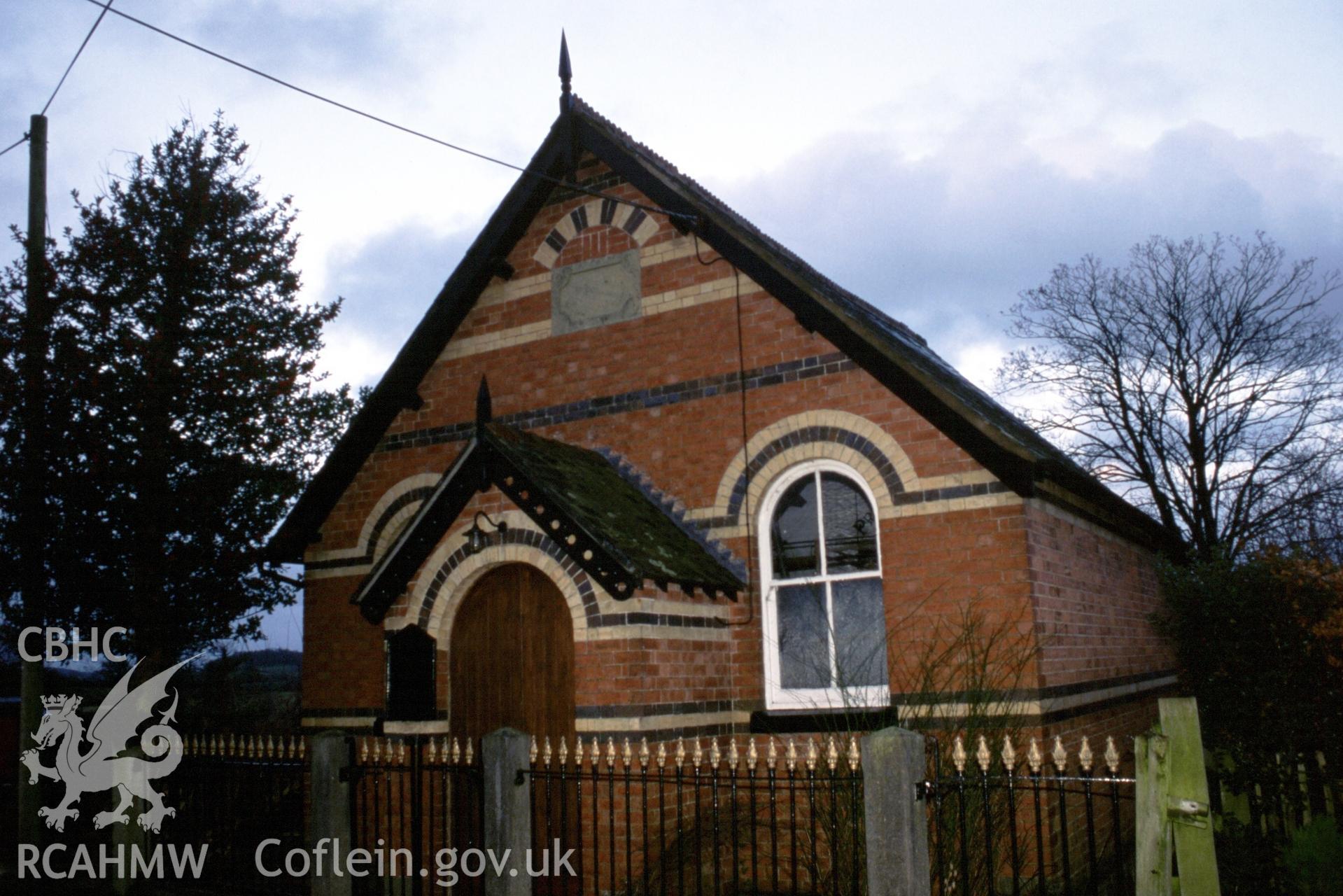 Exterior, front gable entry & RH side (part)