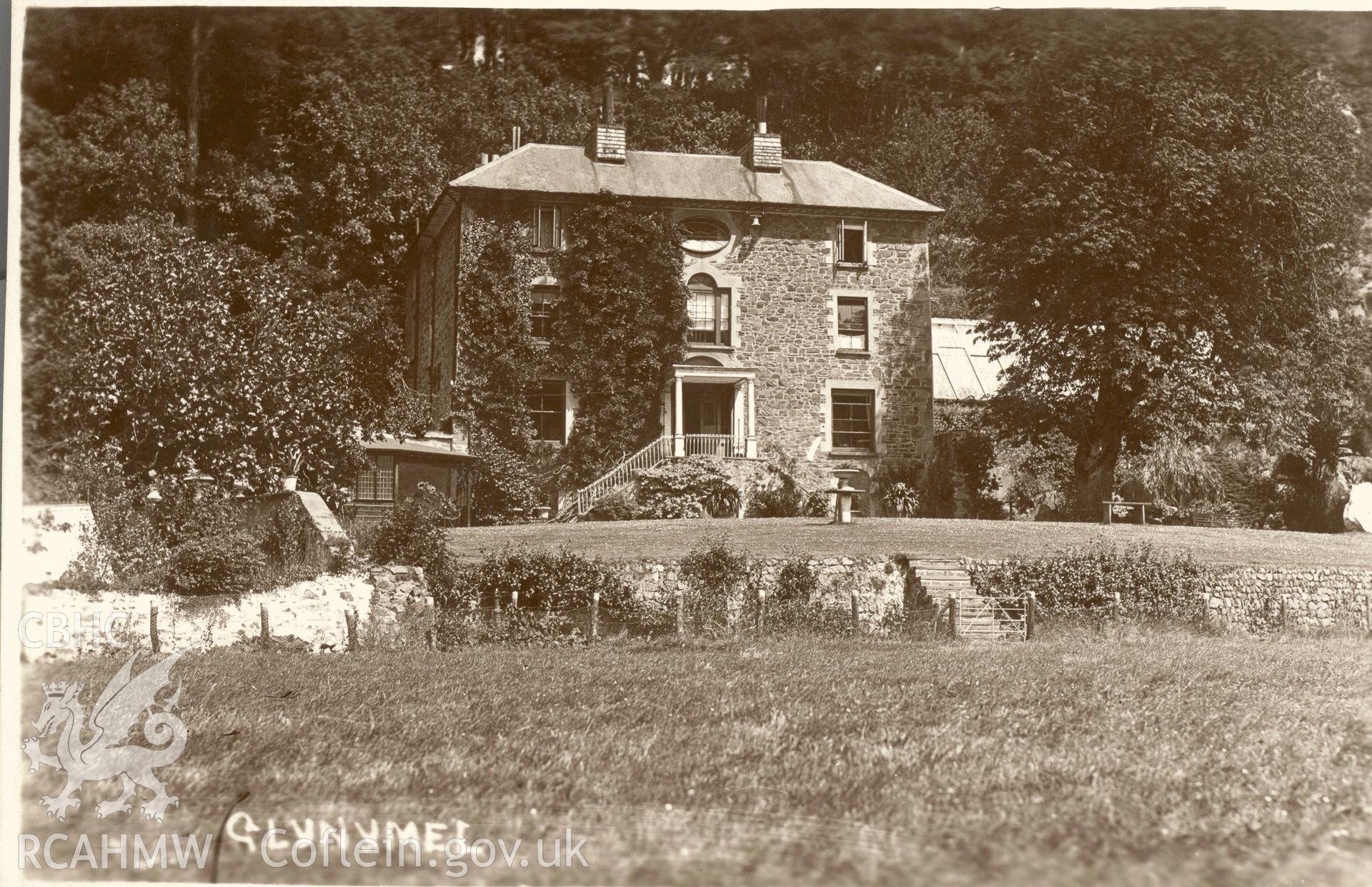 Digitised postcard image of Glynymel, Fishguard and Goodwick. Produced by Parks and Gardens Data Services, from an original item in the Peter Davis Collection at Parks and Gardens UK. We hold only web-resolution images of this collection, suitable for viewing on screen and for research purposes only. We do not hold the original images, or publication quality scans.
