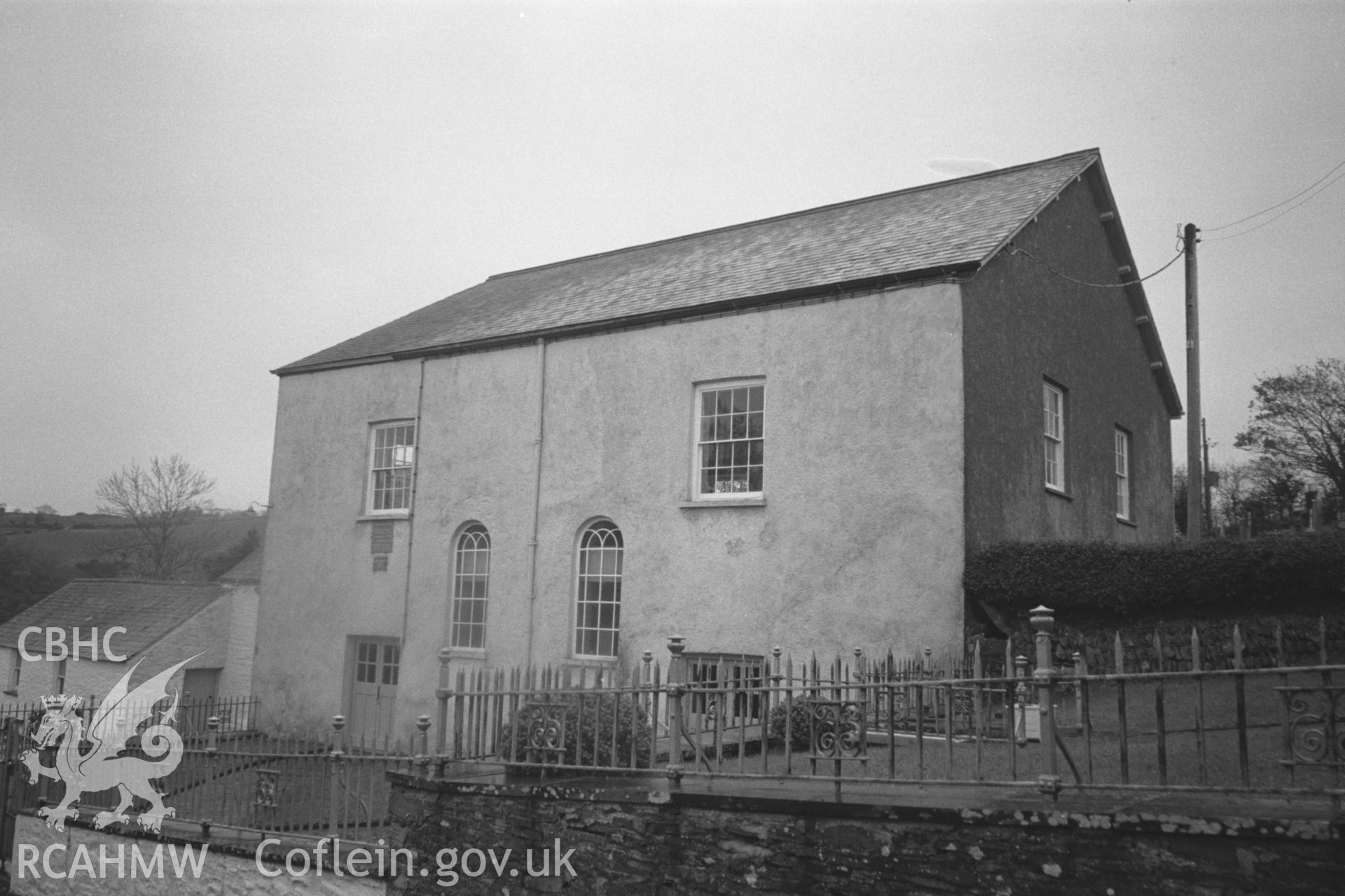 Chapel, exterior, from W.  NA/CD/97/033