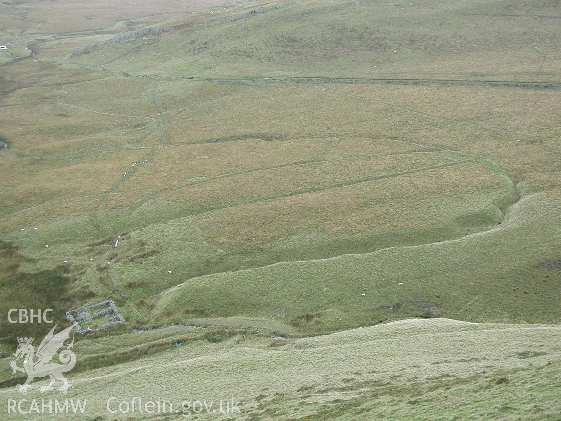Photograph of Nant Dinas Deserted Rural Settlement taken on 24/10/2004 by R.S. Jones during an Upland Survey undertaken by Cambrian Archaeological Projects.
