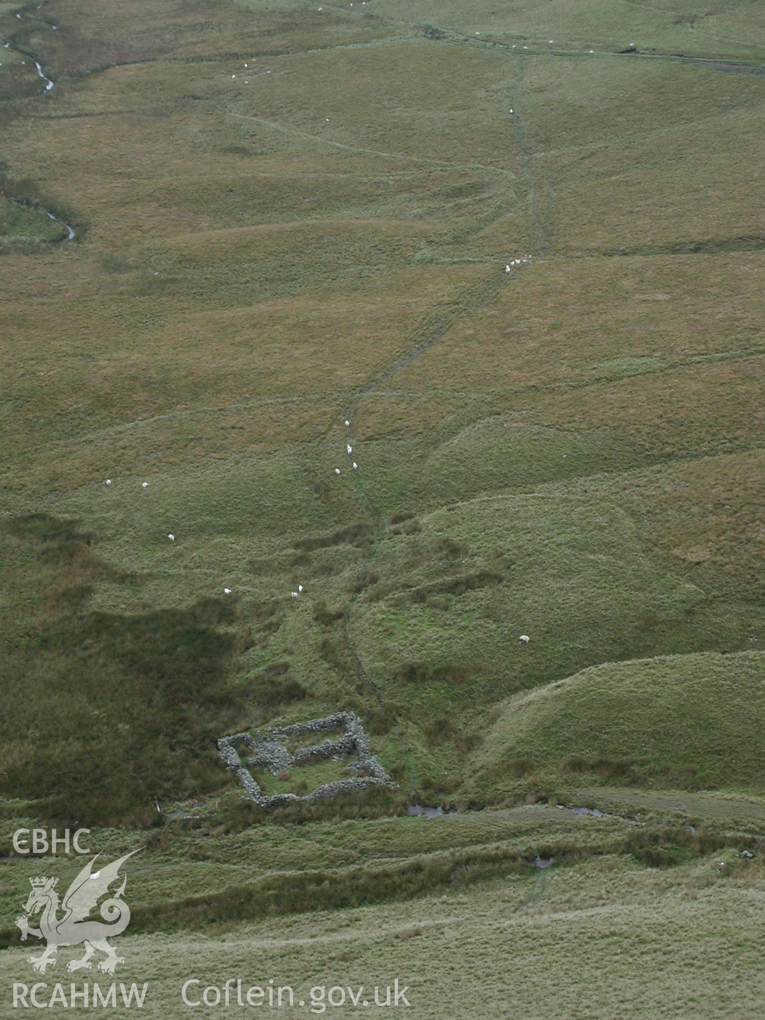 Photograph of Nant Dinas Deserted Rural Settlement taken on 24/10/2004 by R.S. Jones during an Upland Survey undertaken by Cambrian Archaeological Projects.