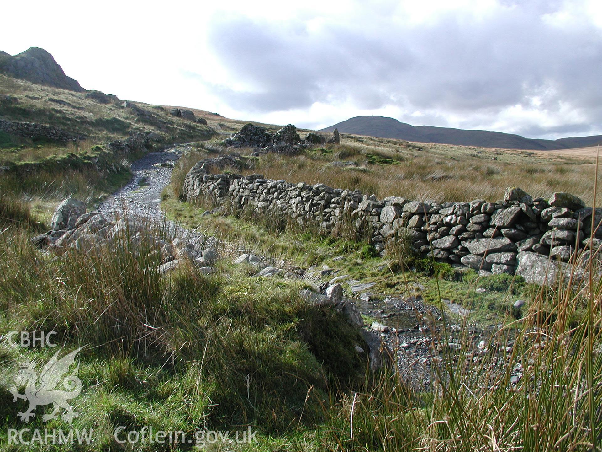 Photograph of Nant y Llyn Farmstead taken on 28/10/2004 by R.S. Jones during an Upland Survey undertaken by Cambrian Archaeological Projects.