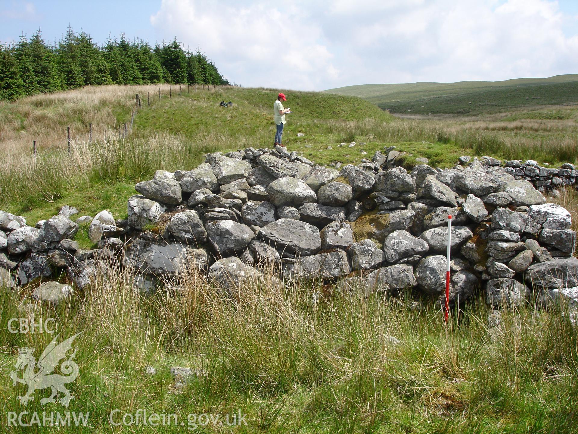 Photograph of LLuest Fawr Deserted Rural Settlement taken on 11/06/2005 by R.P. Sambrook during an Upland Survey undertaken by Trysor Archaeology.