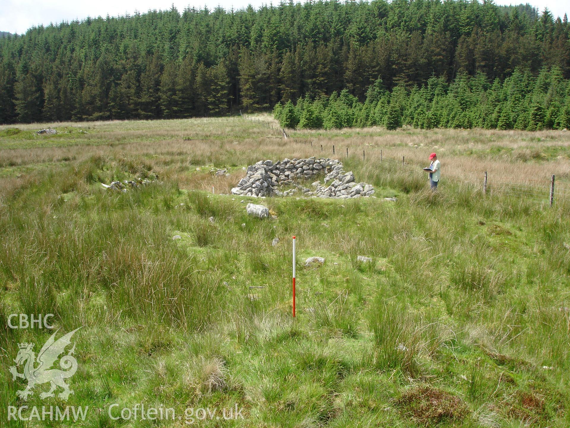 Photograph of LLuest Fawr Deserted Rural Settlement taken on 11/06/2005 by R.P. Sambrook during an Upland Survey undertaken by Trysor Archaeology.