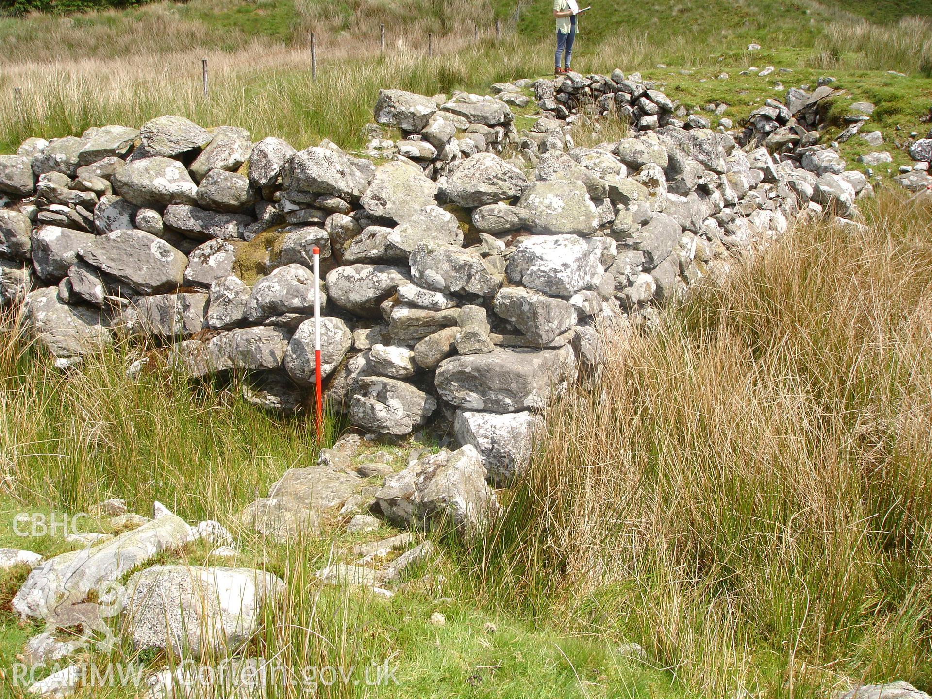 Photograph of LLuest Fawr Deserted Rural Settlement taken on 11/06/2005 by R.P. Sambrook during an Upland Survey undertaken by Trysor Archaeology.