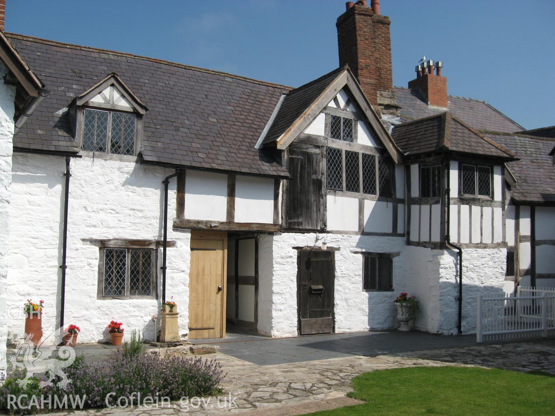 Colour photo showing Nantclwyd House, Ruthin, taken by Paul R. Davis and dated 11th May 2006.