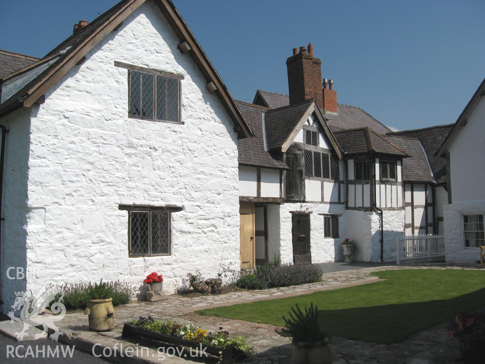 Colour photo showing Nantclwyd House, Ruthin, taken by Paul R. Davis and dated 11th May 2006.