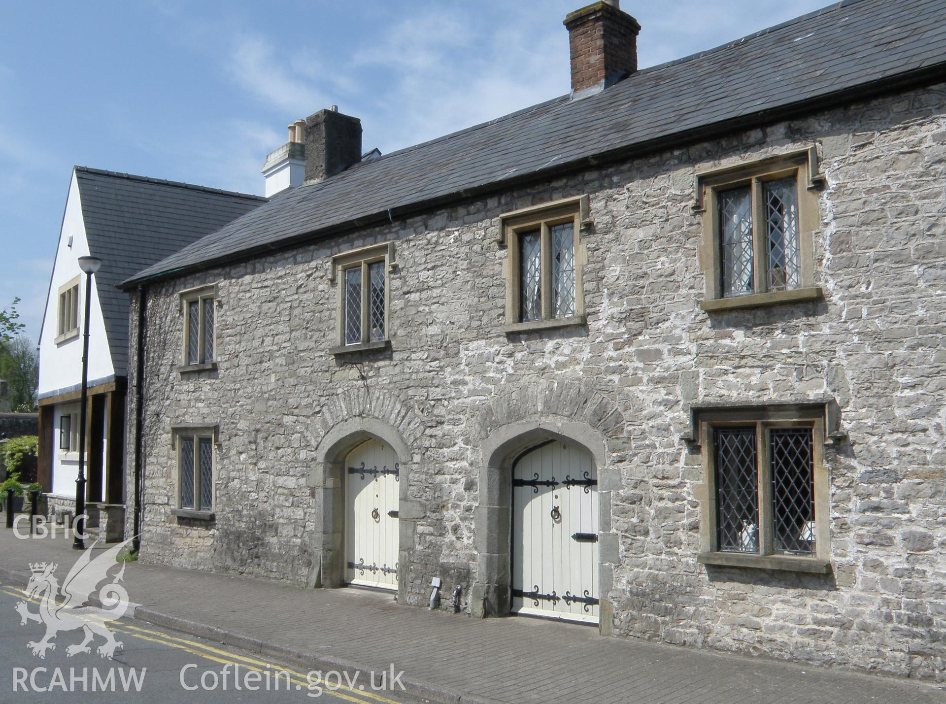Colour photo of 6-7 Church Street, Cowbridge, taken by Paul R. Davis and dated 20th May 2012.
