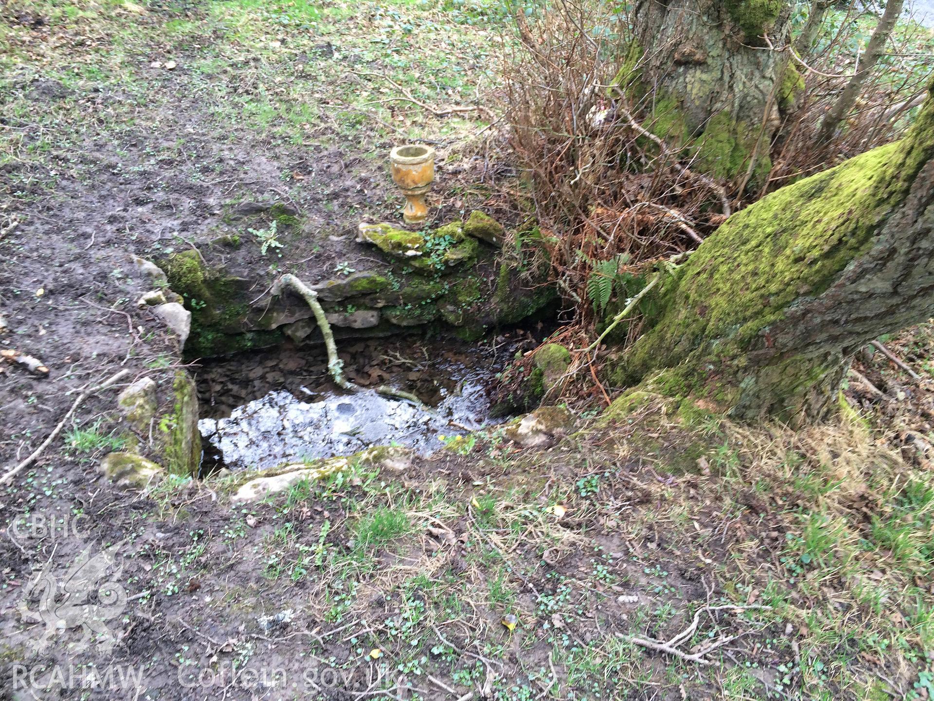 Colour photo showing Ffynnon Degla, produced by Paul R. Davis, 13th March 2017.