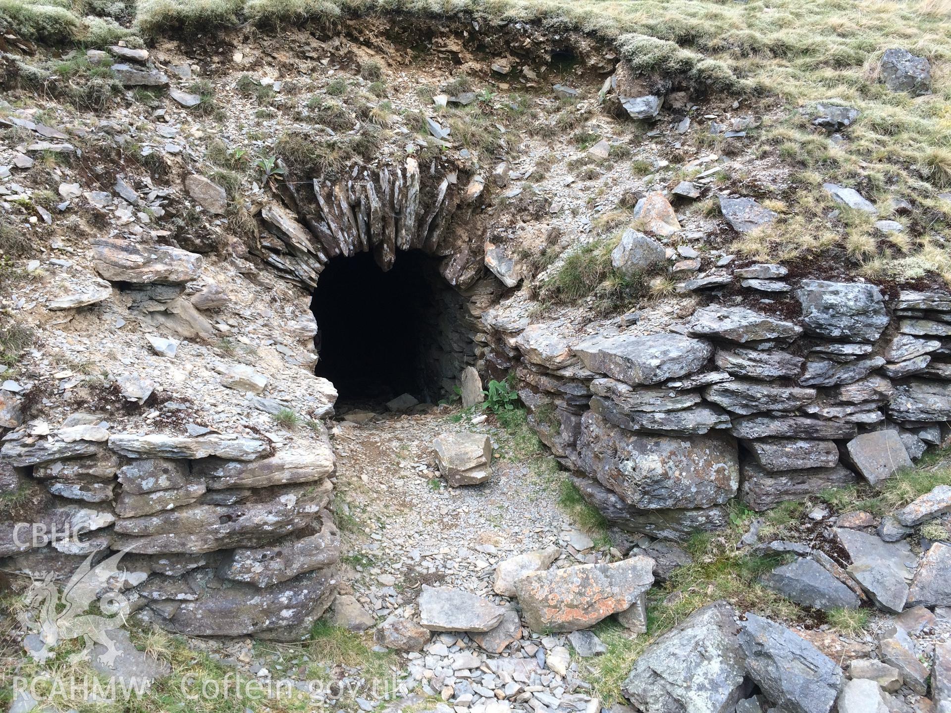 Colour photo showing Cwmystwyth Mines, produced by Paul R. Davis,  23rd April 2017.