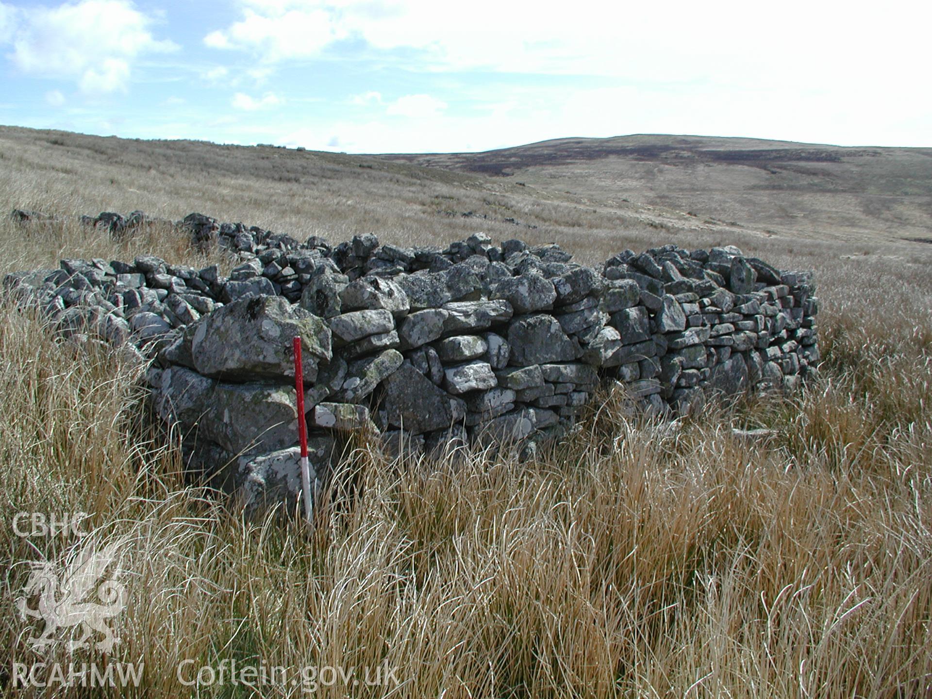 Digital photograph of Cefn Car Standing Stones taken on 10/04/2003 by Cambrian Archaeological Projects during the Pontsticill Upland Survey