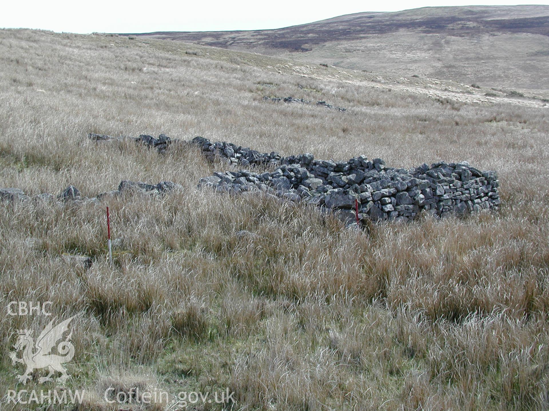Digital photograph of Cefn Car Standing Stones taken on 10/04/2003 by Cambrian Archaeological Projects during the Pontsticill Upland Survey