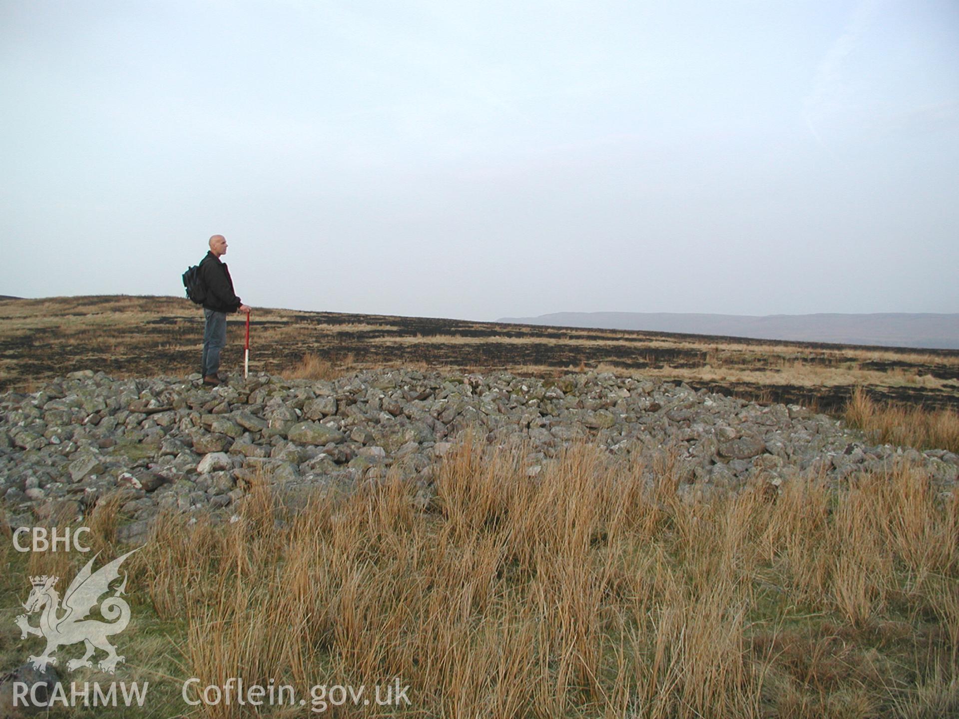 Digital photograph of Carn Ddu taken on 27/03/2003 by Cambrian Archaeological Projects during the Pontsticill Upland Survey