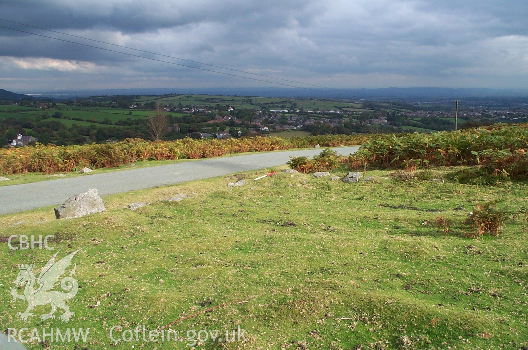 Digital photograph of Mountain Road Building taken on 16/10/2002 by Oxford Archaeology North during the Ruabon Mountain Upland Survey