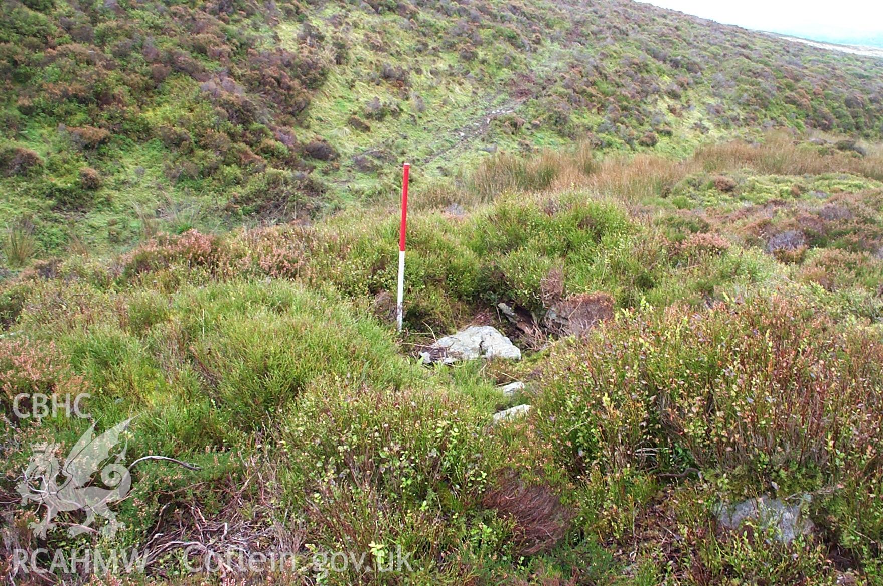 Digital photograph of Far Away Cairn taken on 17/10/2002 by Oxford Archaeology North during the Ruabon Mountain Upland Survey