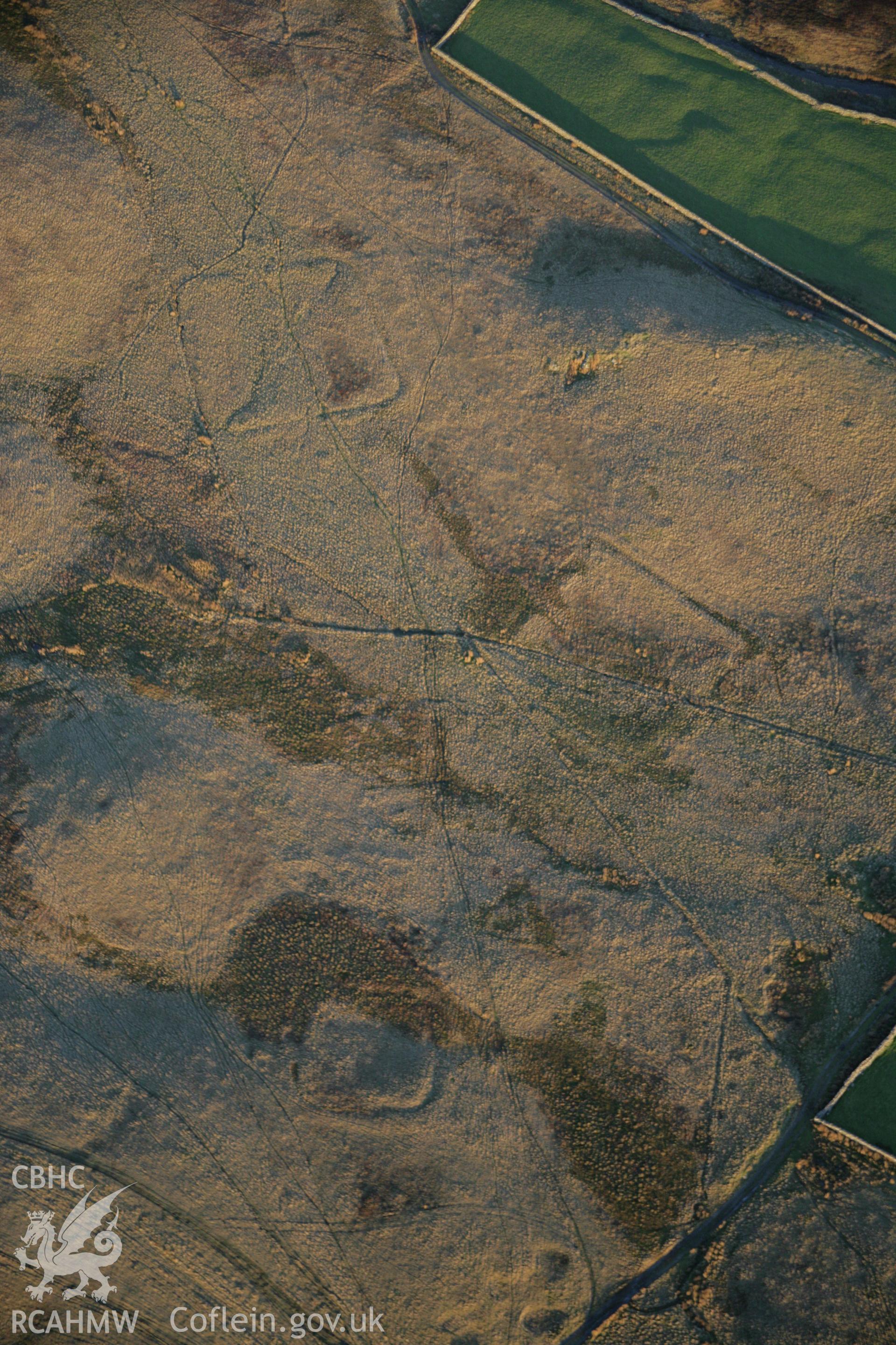 Figure 51: Digital image showing aerial views of camps III, IV and V at Dolddinas, from the west, 2005.