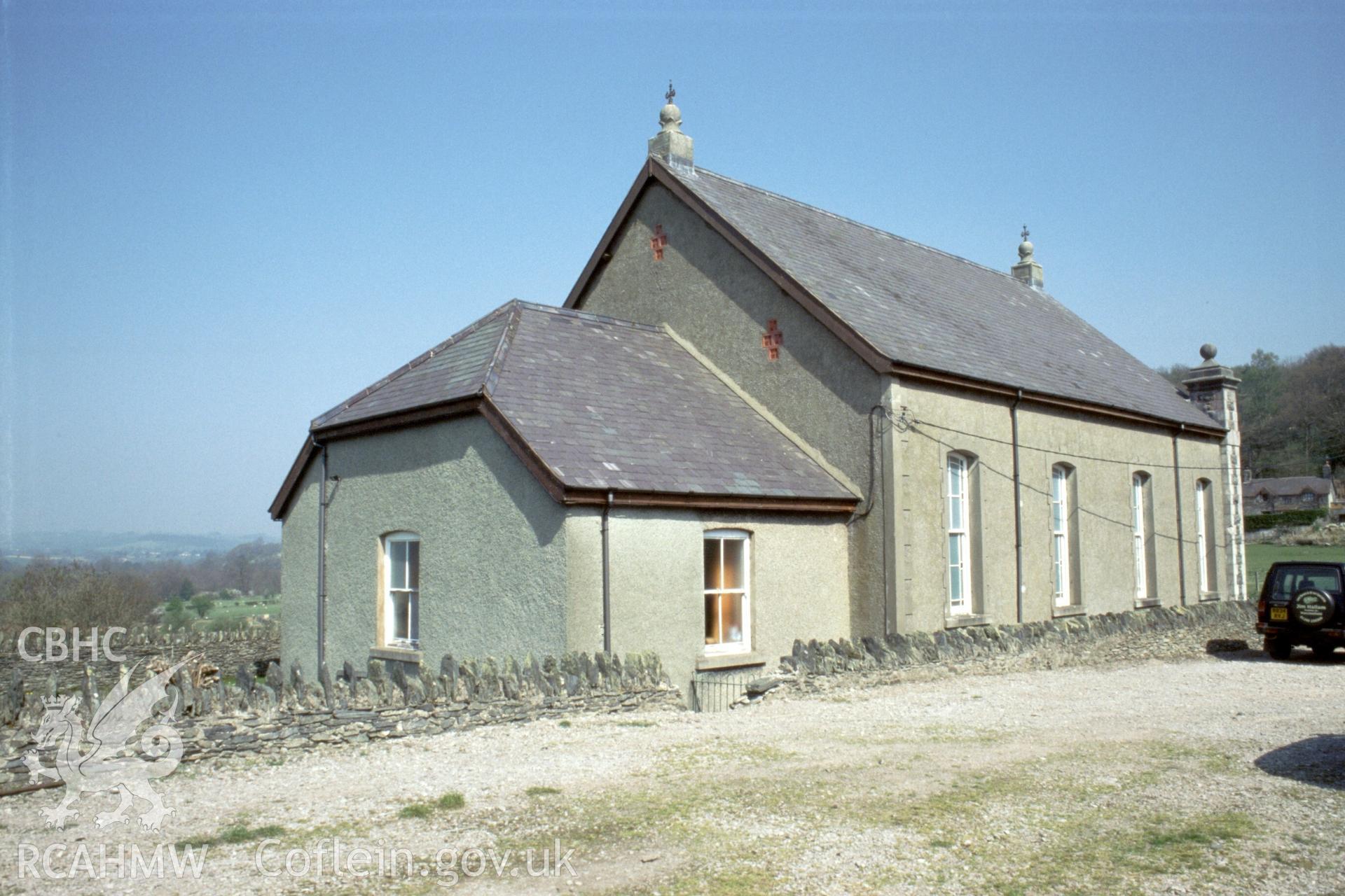 Exterior, rear gable, vestry & l.h. return