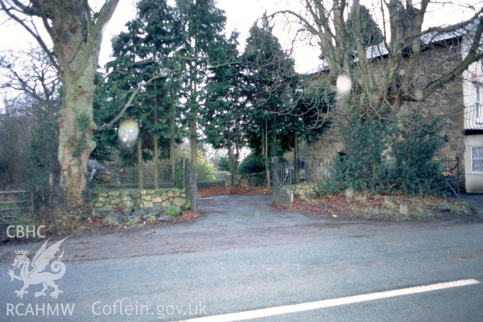 Exterior, site of former chapel