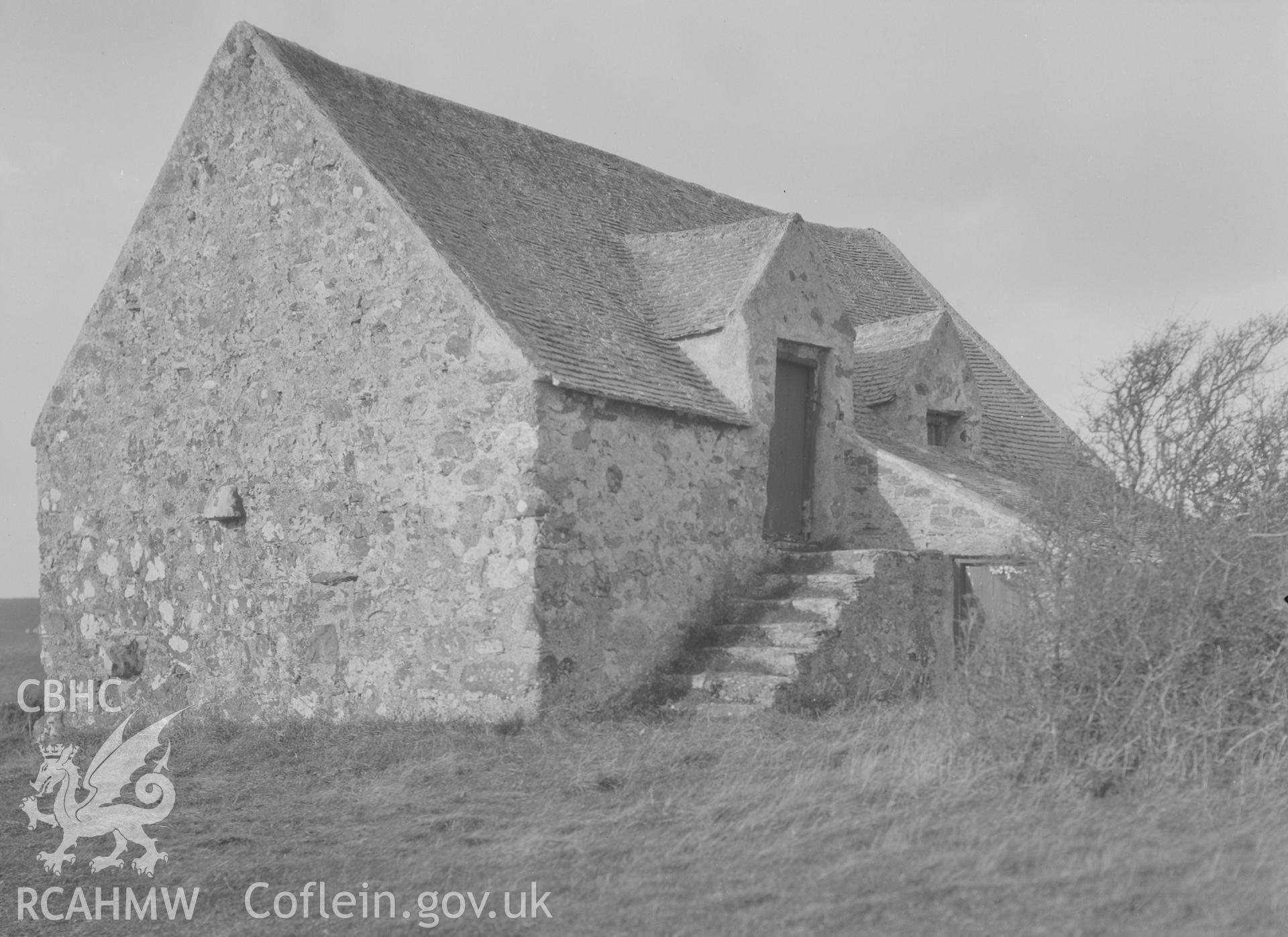 View of barn exterior