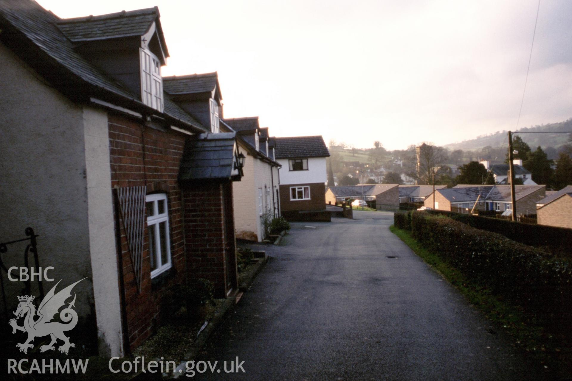 Photographic survey of Bethesda Methodist Chapel (Wesleyan), Llanfair Caereinion, consisting of 1 colour transparencies, produced by Olwen Jenkins, 17/12/2002.