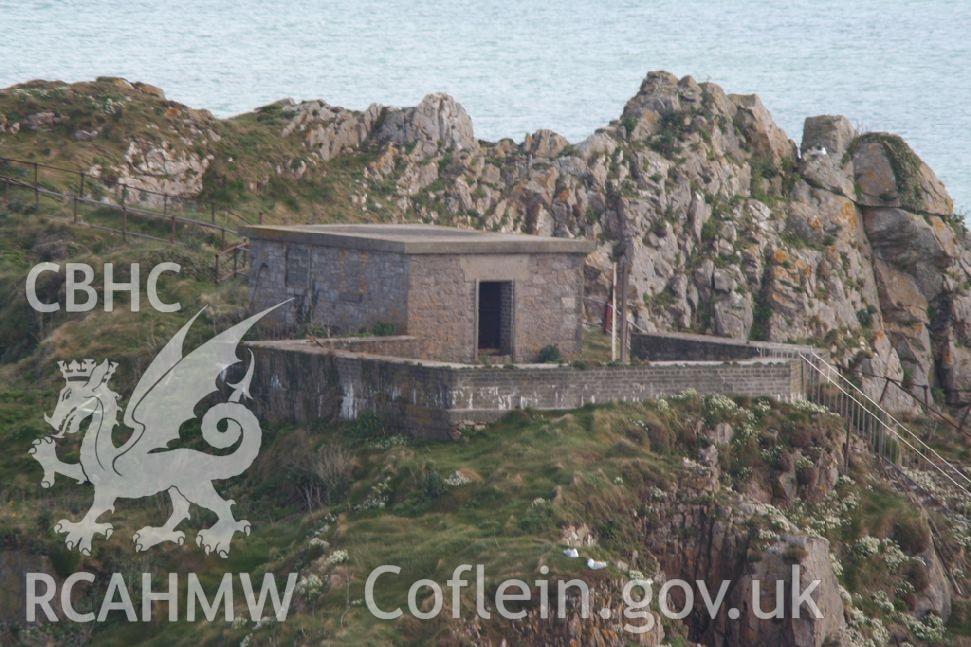 Colour digital photograph showing the Gun Emplacement, St Catherine's Island, Tenby taken by Phil Kingdom, 2008.