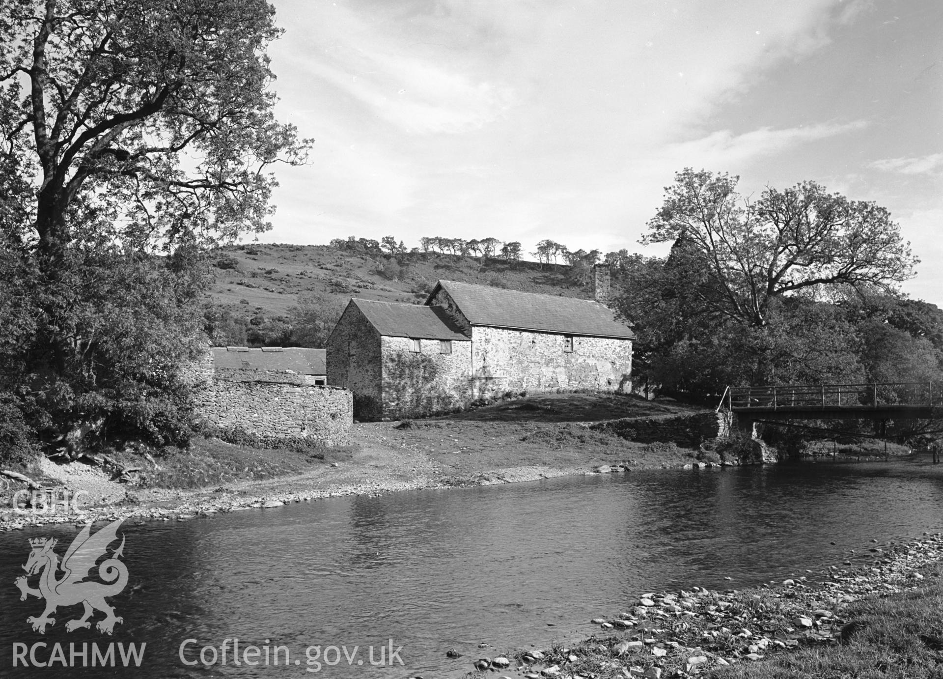 General view of site from across the River Elwy