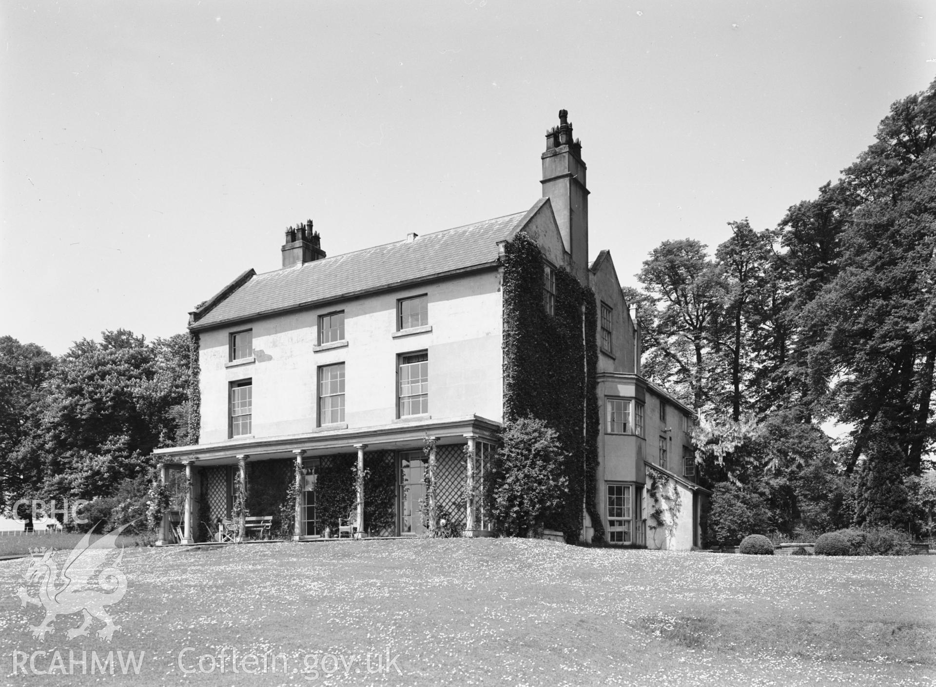 Exterior: the house from the SE