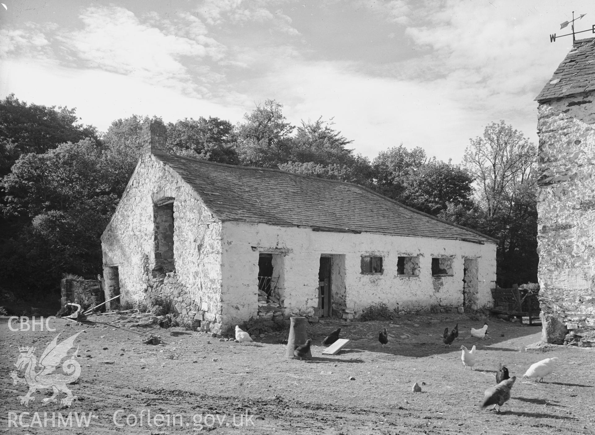 Exterior view of the shippon