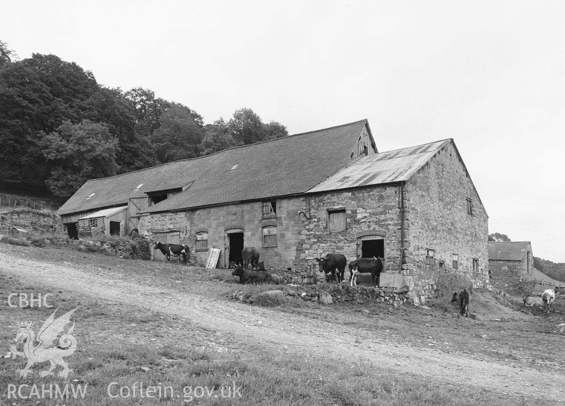 Exterior: the barn range
