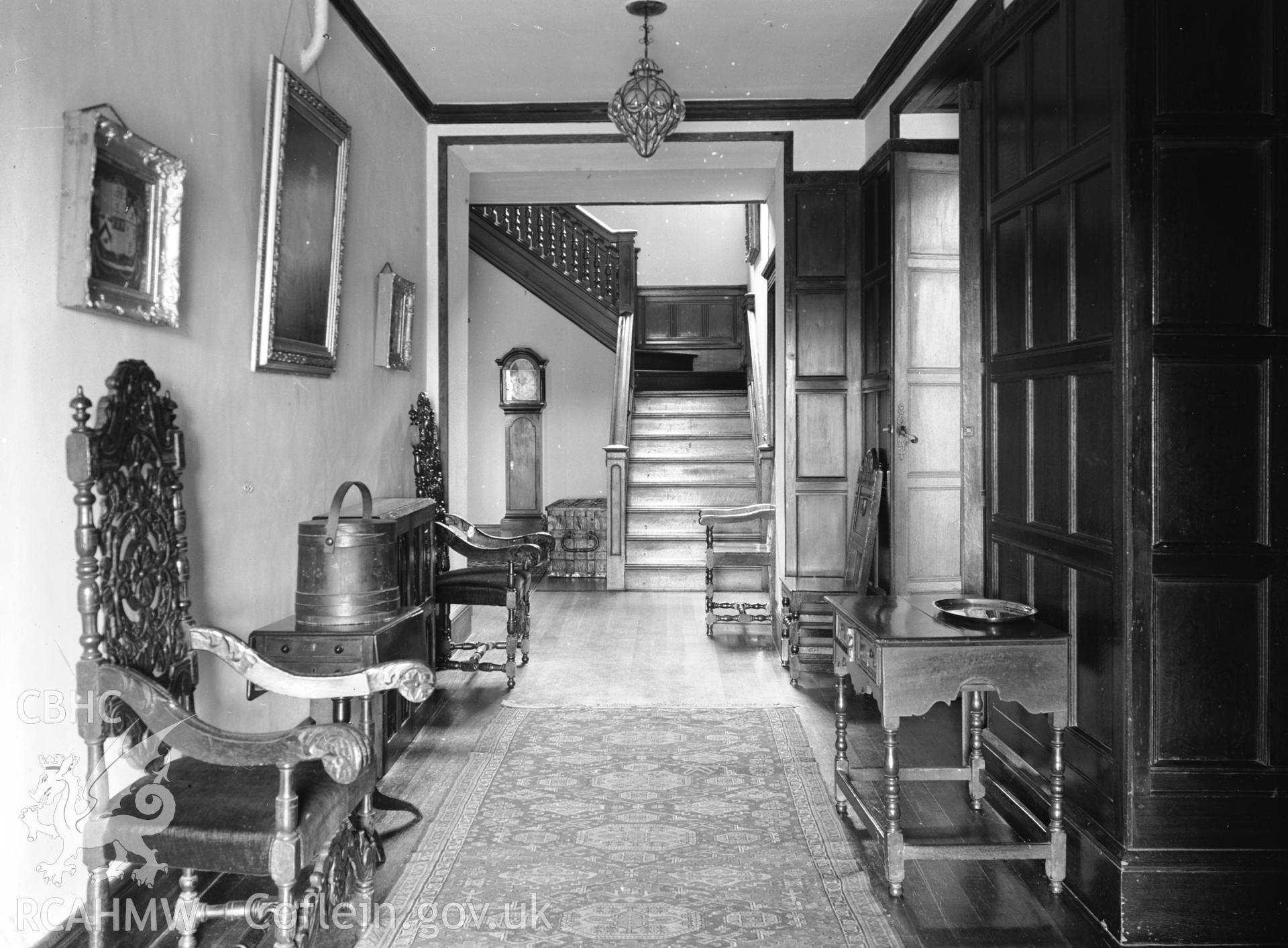 Interior view showing staircase hall.