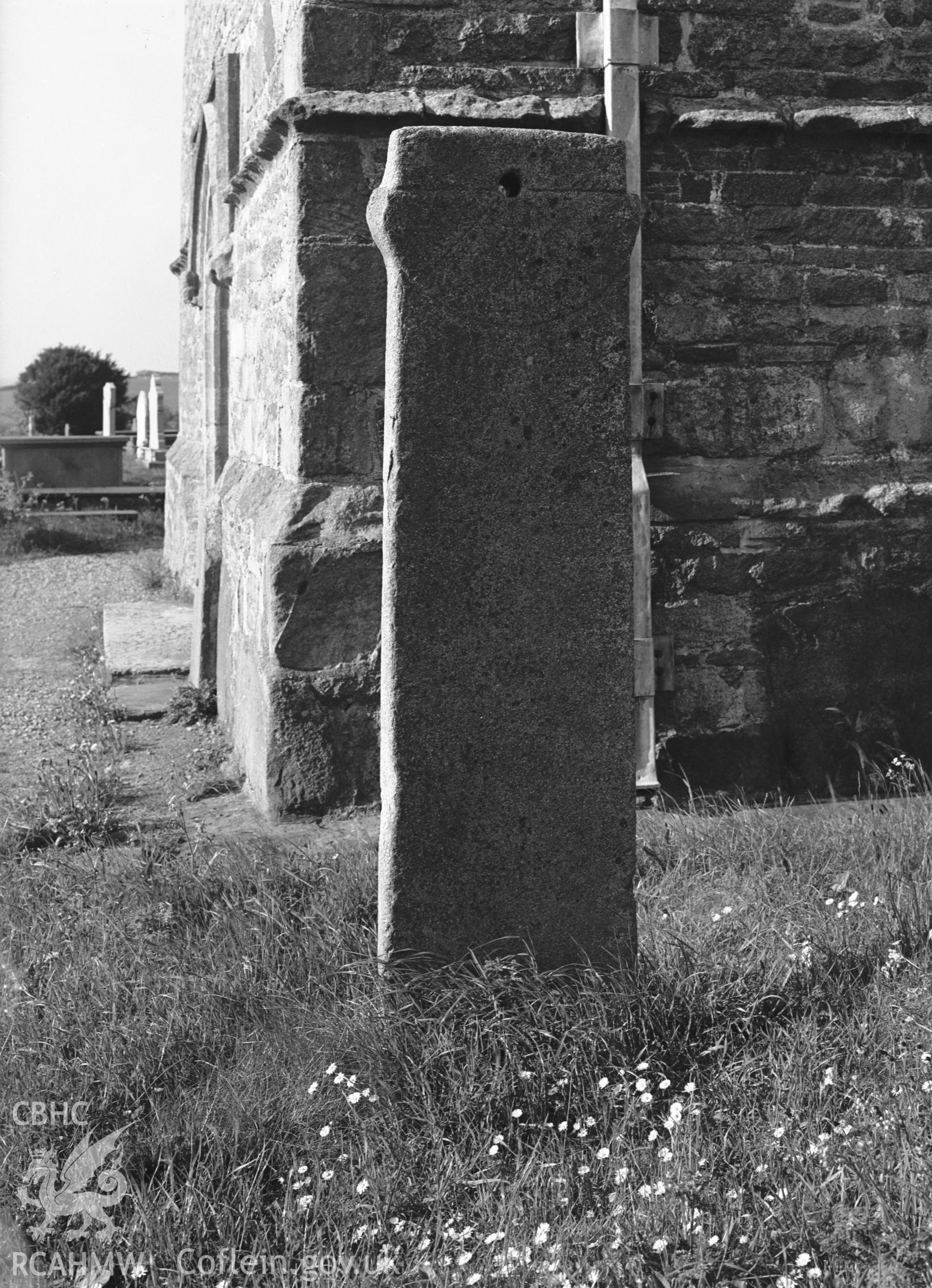 The C10 sundial at the south-west corner of the chapel.
