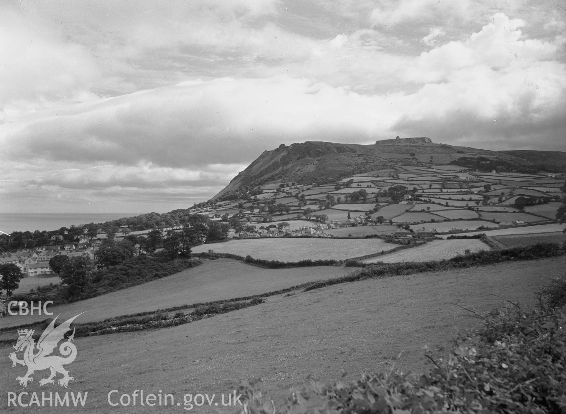 Exterior view from the farm towards Penmaenmawr.