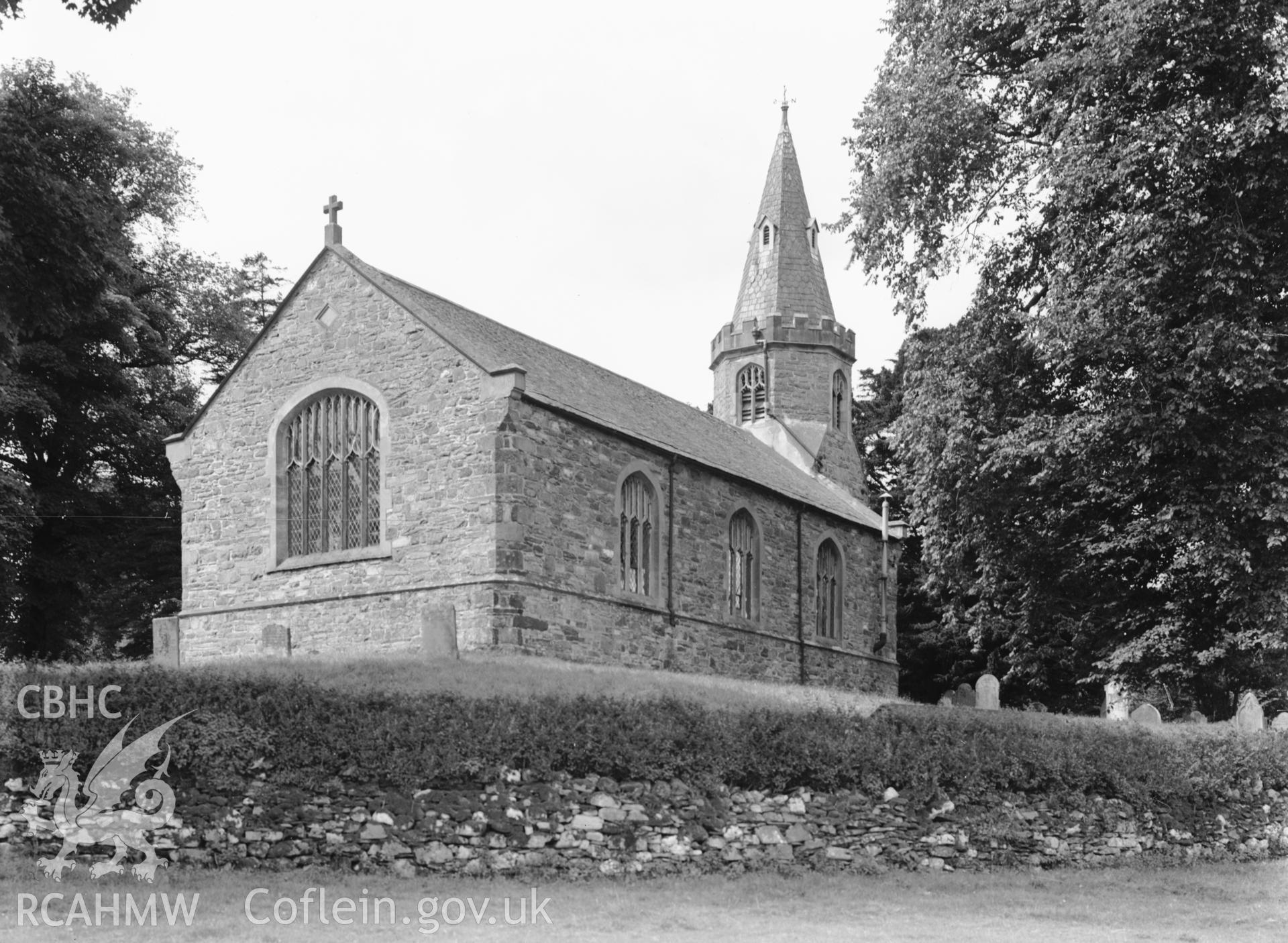 Exterior: from NE
