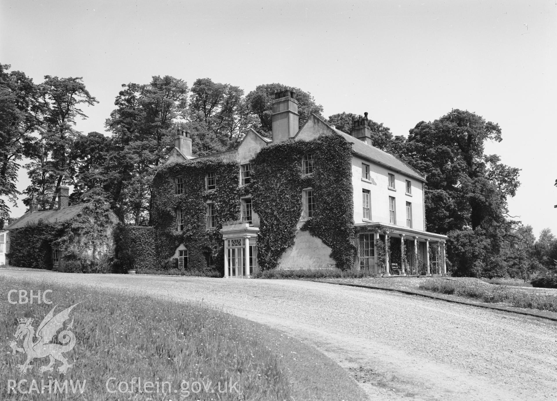 Exterior: the house from the SW