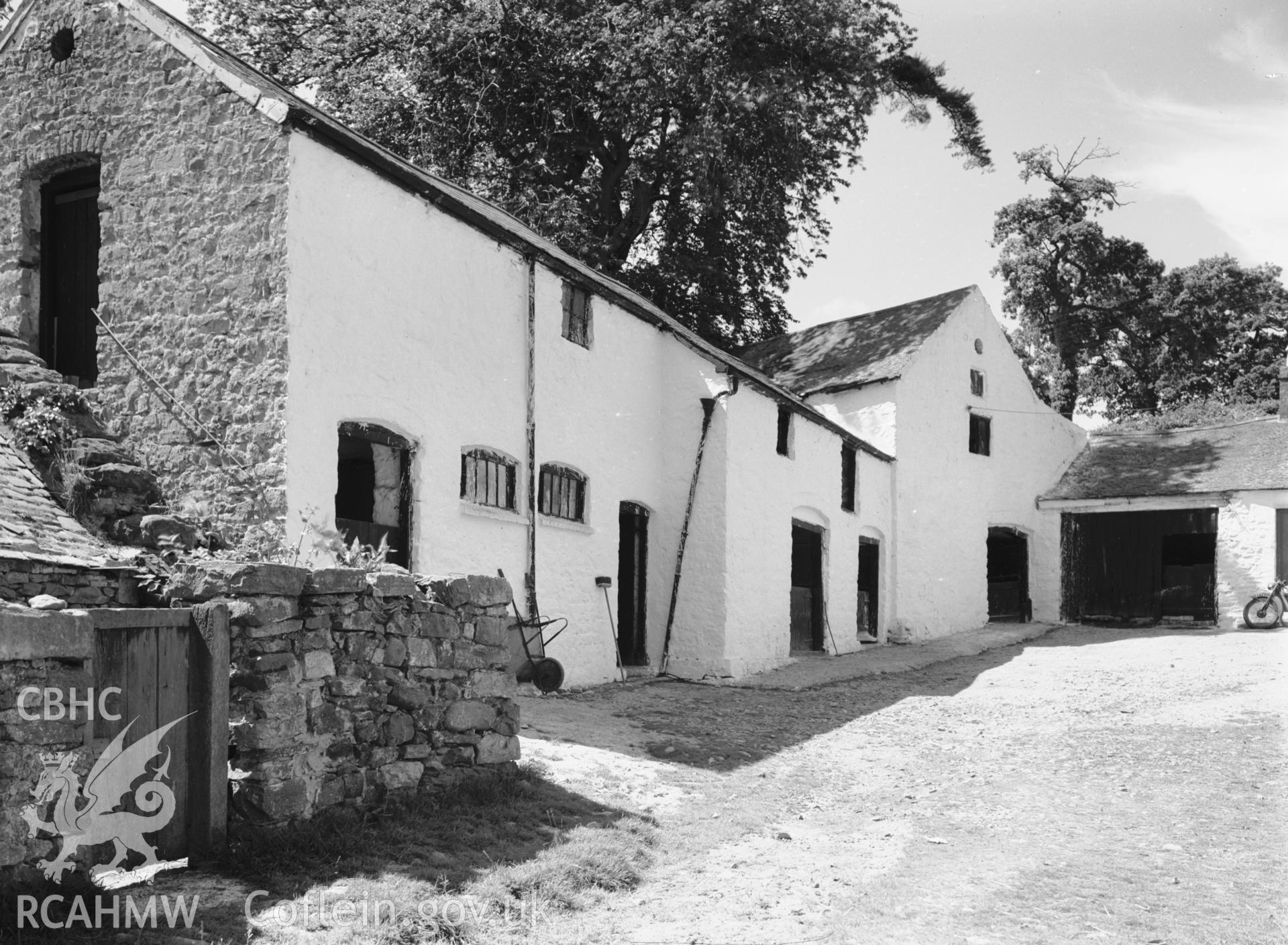 A black and white photograph of Dolwen Mill.