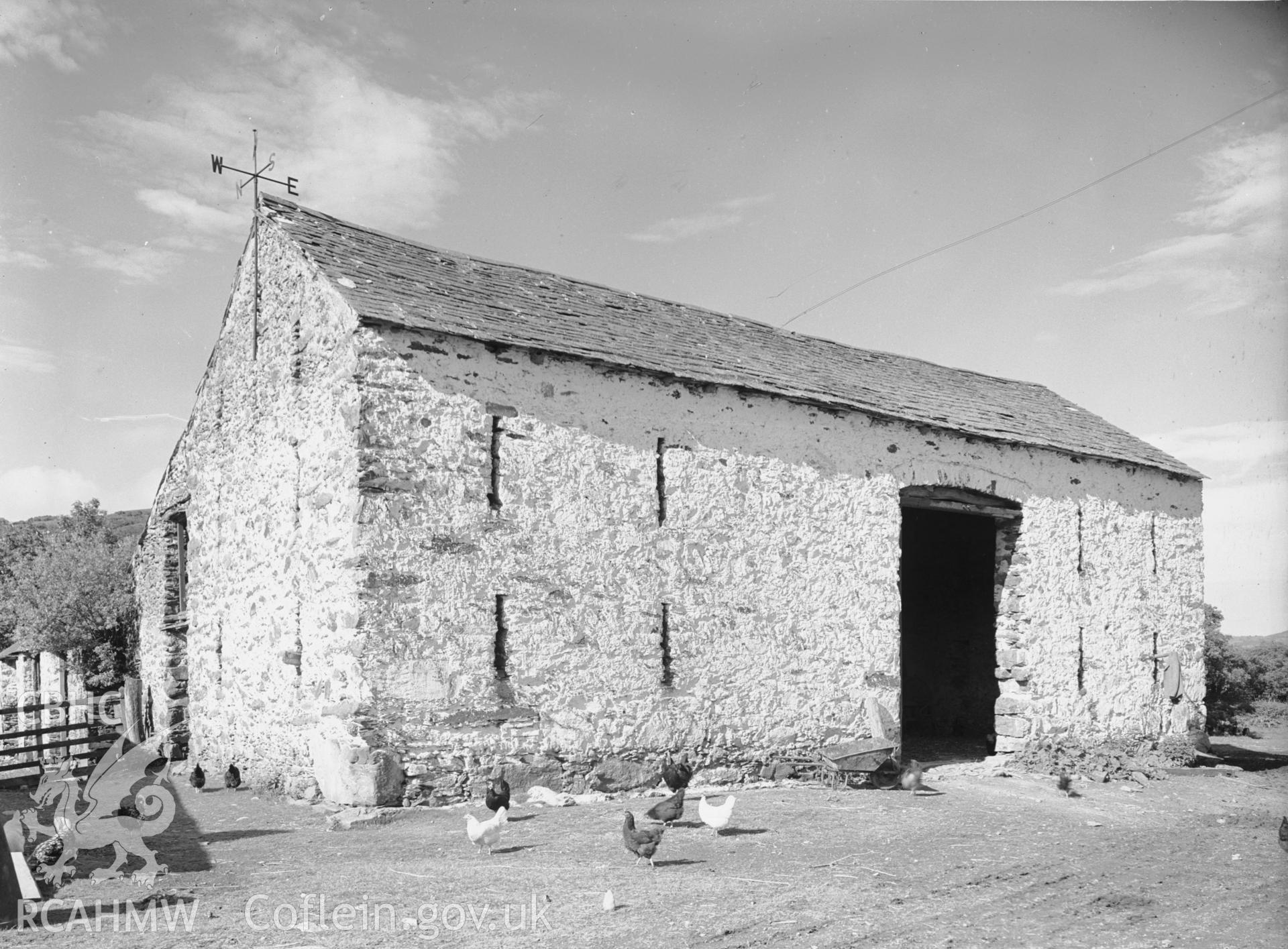 Exterior view of the barn